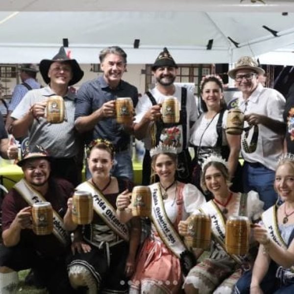 Secretário de Estado do Turismo na Pré-Oktoberfest de Marechal Rondon