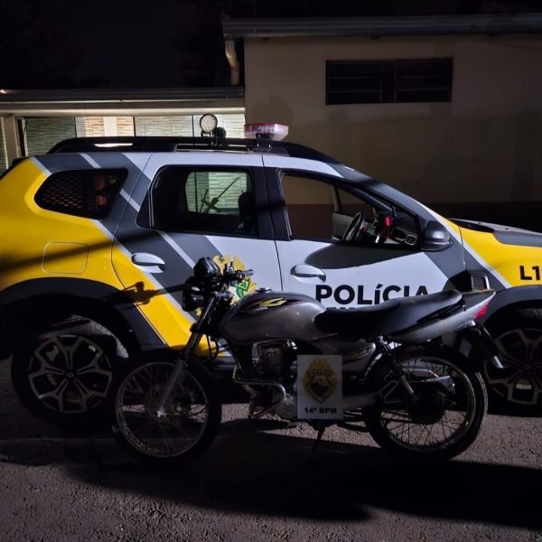 Polícia recupera moto tomada de assalto em Missal
