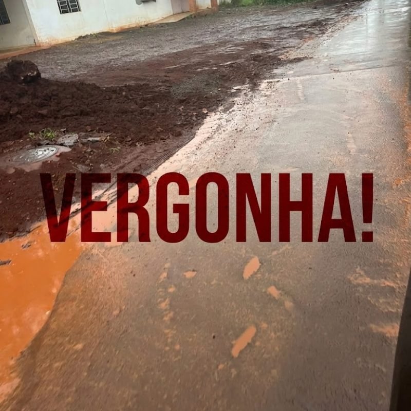 Alô Sanepar! Moradores do Alto Alegre clamam por socorro: Obra terceirizada da Sanepar vira pesadelo sem fim em Santa Helena