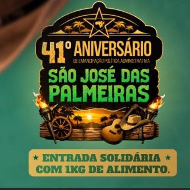 Começa hoje a festa dos 41 anos de S. José das Palmeiras e vai até domingo
