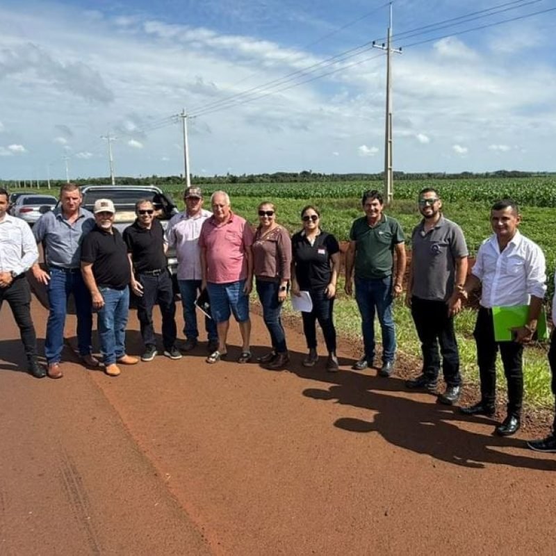 ANDE, Agência Nacional de Energia Elétrica do Paraguai vistoriou área para “substática” em Mbaracayú