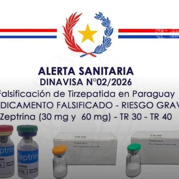 Emagreça, mas, não morra! “ANVISA” paraguaia alerta para tirzepatida falsificada